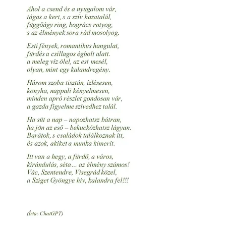 Sziget Gyoengye Vendeghaz Gæstehus