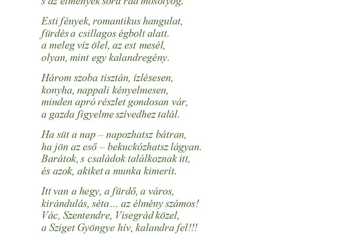 Sziget Gyoengye Vendeghaz Pensjonat